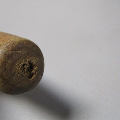 Antique Vintage Rolling Pin One Piece Solid Wood 15 1/2