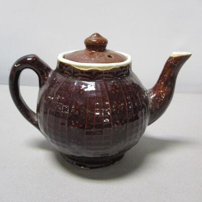 Glazed Vintage Teapot