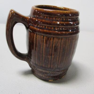 Glazed Vintage Brown Mug