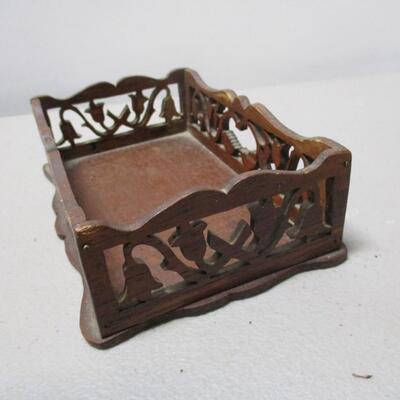 Wooden Decorative Note Holder Boxes