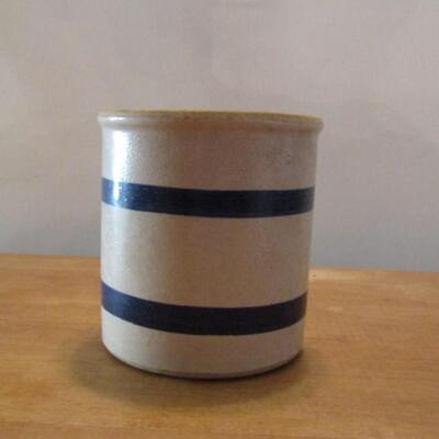 Pottery Crock/Utensil Holder- Approx 5