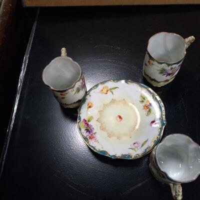 5 Pc Glass  Tea Cup Set