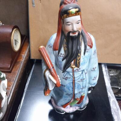 Vintage  Japanese Emperor Figurine