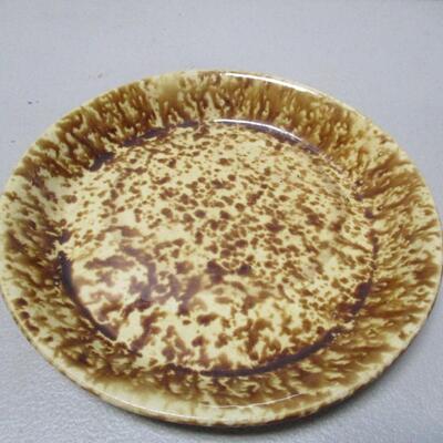 Antique Spatter Ware Plate