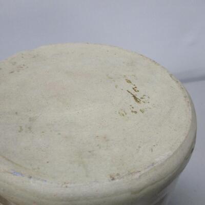 Early Stoneware Canning Crock Circa 1800's