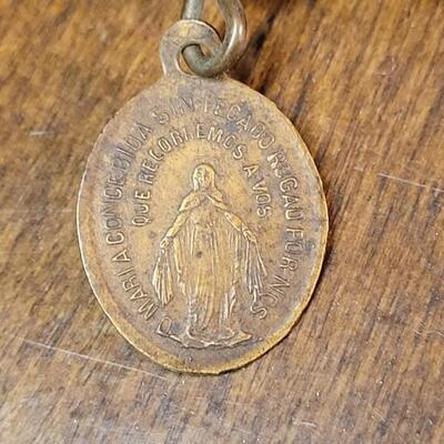 Lot 2: Antique Opus Dei Religious Penitential Cilice Penance Necklace CROSS