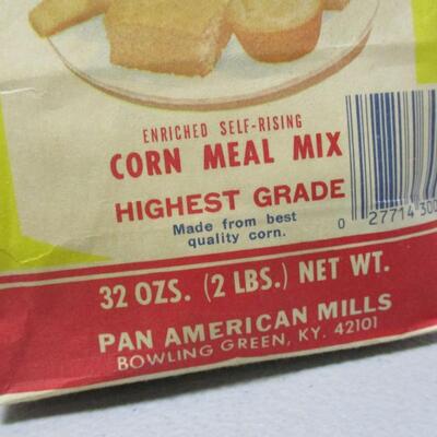 Vintage Jersey Cream Corn Meal Mix Bag  Retro Kitchen Decor