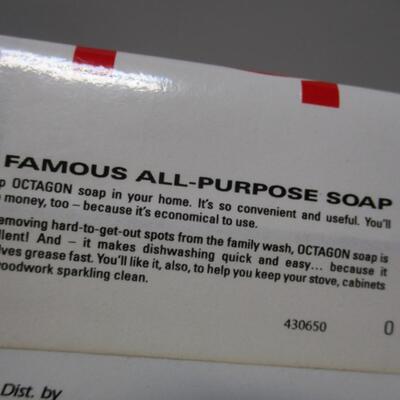 Vintage Fels-Naptha Heavy Duty Laundry Bar Soap & Colgate's Octagon Soap