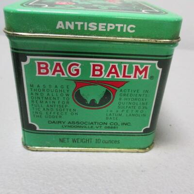 Vintage Antiseptic Bag Balm Tin Container