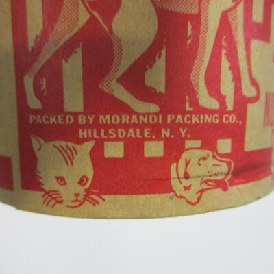 Vintage Country Fresh Beef Liver Container, Hillsdale, N.Y.
