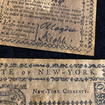 Vintage Confederate Style Bank Notes