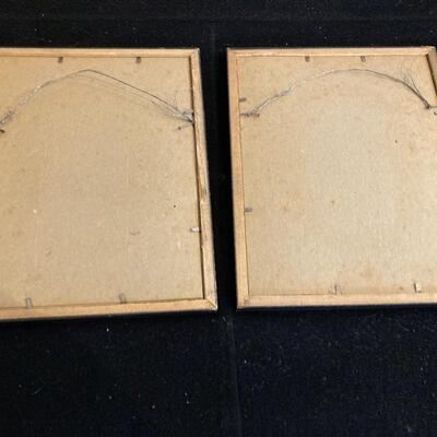Vintage framed silhouettes 8â€ x 10â€