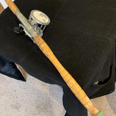 Vintage Mitchell Garcia Model 624 Fishing Reel with Original Rod