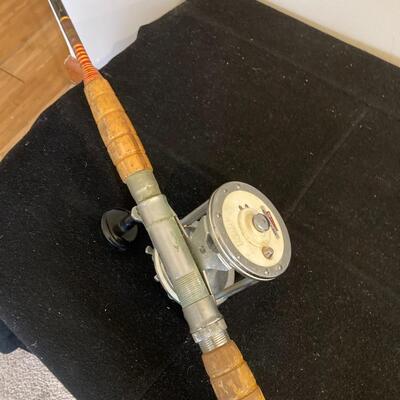 Vintage Mitchell Garcia Model 624 Fishing Reel with Original Rod