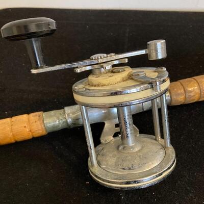 Vintage Mitchell Garcia Model 624 Fishing Reel with Original Rod