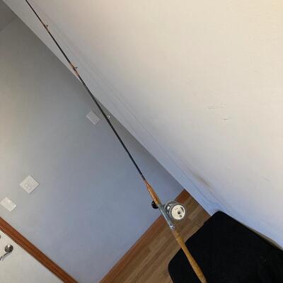 Vintage Mitchell Garcia Model 624 Fishing Reel with Original Rod