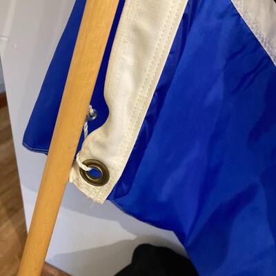 Antiques Flag 3â€™ x 5â€™ with original pole