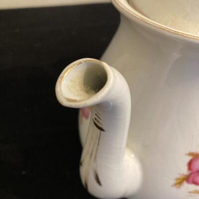 Antique French Porcelain Tea / Coffee Server 8.5â€ h