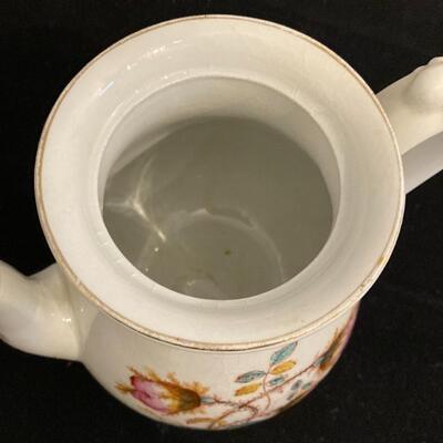 Antique French Porcelain Tea / Coffee Server 8.5â€ h
