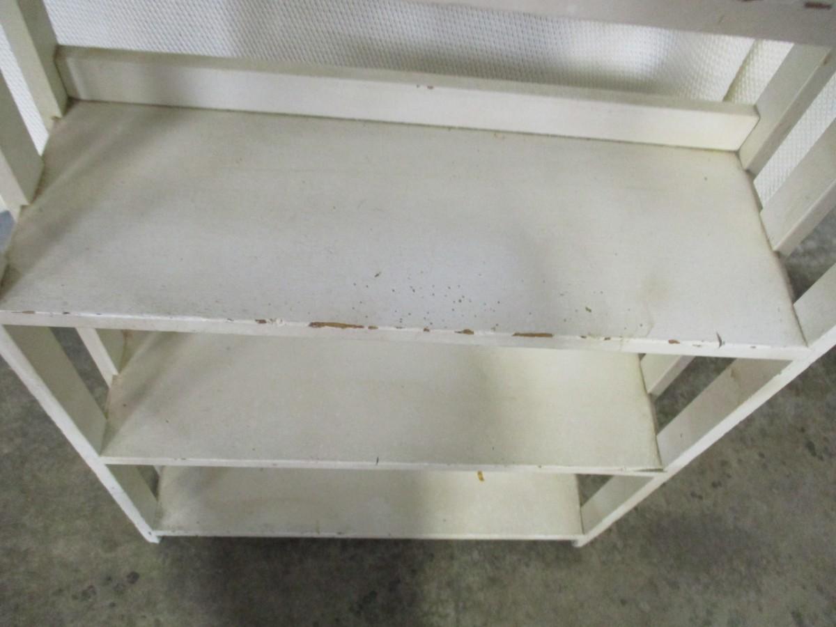 Primitive White Shelving Unit
