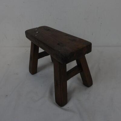 Miniature Wooden Bench