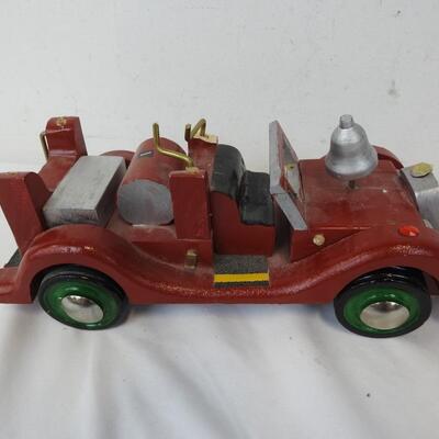 Red Wooden Racecar, Vintage?