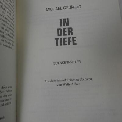 In der Tiefe: Roman [paperback] Grumley, Michael, German [Feb 12, 2018]