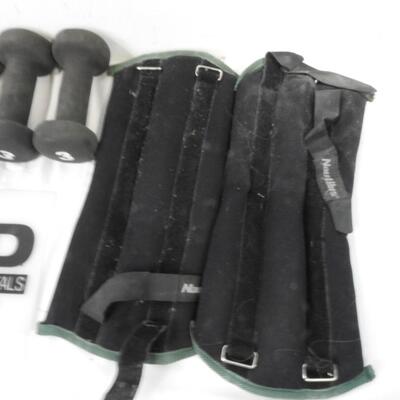 Exercise Equipment, Weights, Assorted Sizes, Hand Weights
