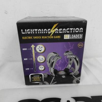 Lighting Reaction Electric Shock Reaction Game, Works (Rather Well)