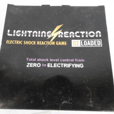Lighting Reaction Electric Shock Reaction Game, Works (Rather Well)