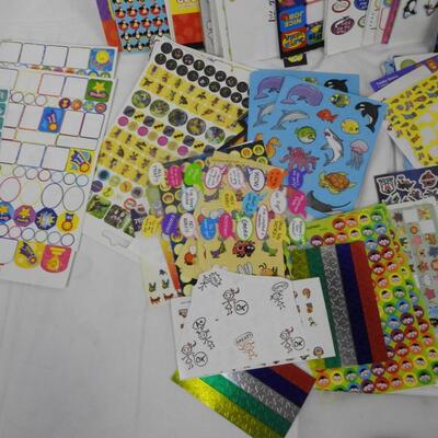 Lot of Sticker Sheets, Kids Stickers