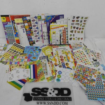 Lot of Sticker Sheets, Kids Stickers