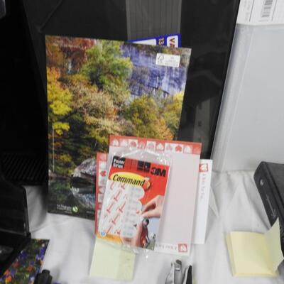 17+ Office Lot: Black Paper Organizers, Pencils, File Folders