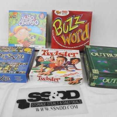 Board Game Lot: Hi Ho Cherry-O -to- Outburst