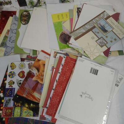 Lot of Assorted Greeting Cards, Birthday, Holiday