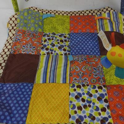 Kid Play Pad with Poles to Hang Toys, Infantino, Retractable Top