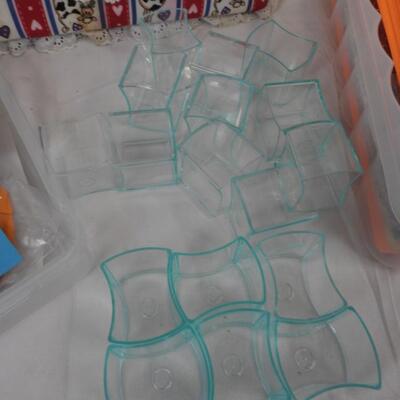 Craft Lot: Paper, Craft Bins, Plastic Organizers