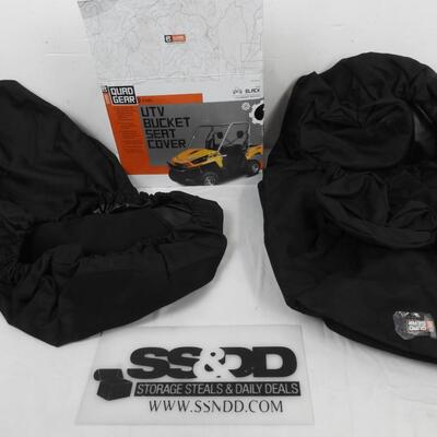 Quad Gear Classic Accessories Black UTV Bucker Seat Covers, Great Condition