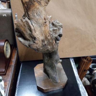 Vintage Tree Bark  Sculpture