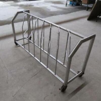 1 Galvanized Bike rack for 8 Bikes for Home or office 48x36x 31