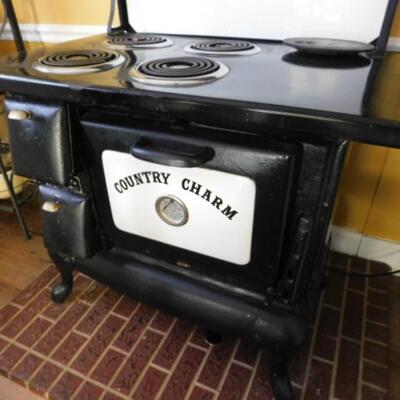 Vintage Country Charm Electric Range