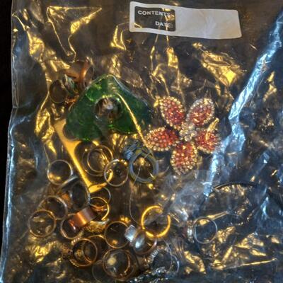 Bag of  Vintage /Modern style Rings from Various  Estates