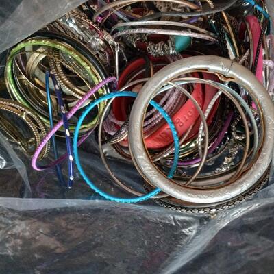 Lot of  Mixed Bag of  Bangles and Bracelets