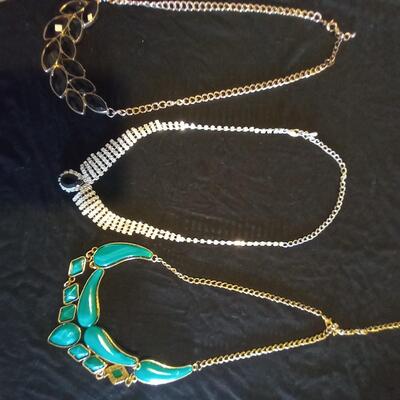 Lot of 3 Beautiful Princess Style  Necklaces with Chain
