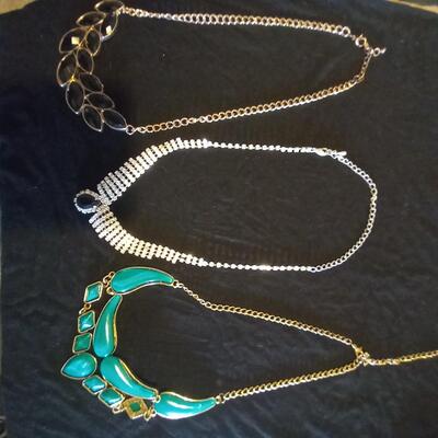 Lot of 3 Beautiful Princess Style  Necklaces with Chain