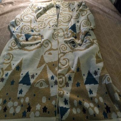 Cervelle long sweater jacket size large