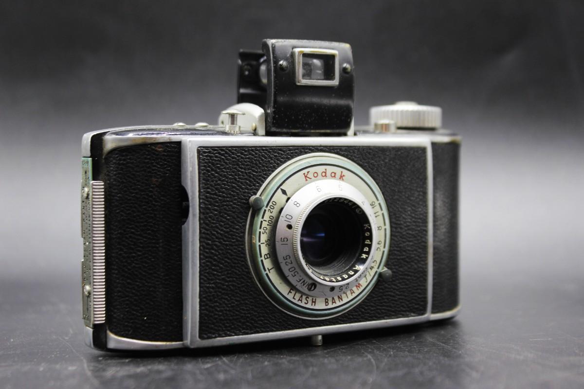 Vintage Kodak Flash Bantam Folding 828 Film Camera with