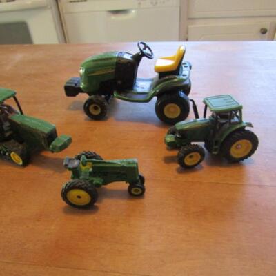 Group of John Deere Toy Tractors- Various Makers