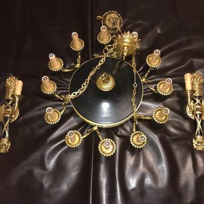 Amazing Sconce & Chandelier Set Made in Spain