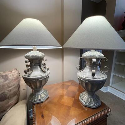 Lot 10  Pair of Table Lamps